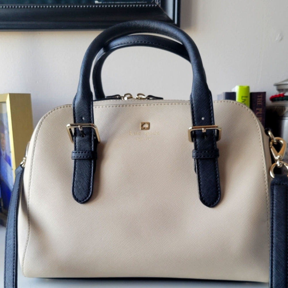 Euc Kate Spade Color Block Satchel - image 1